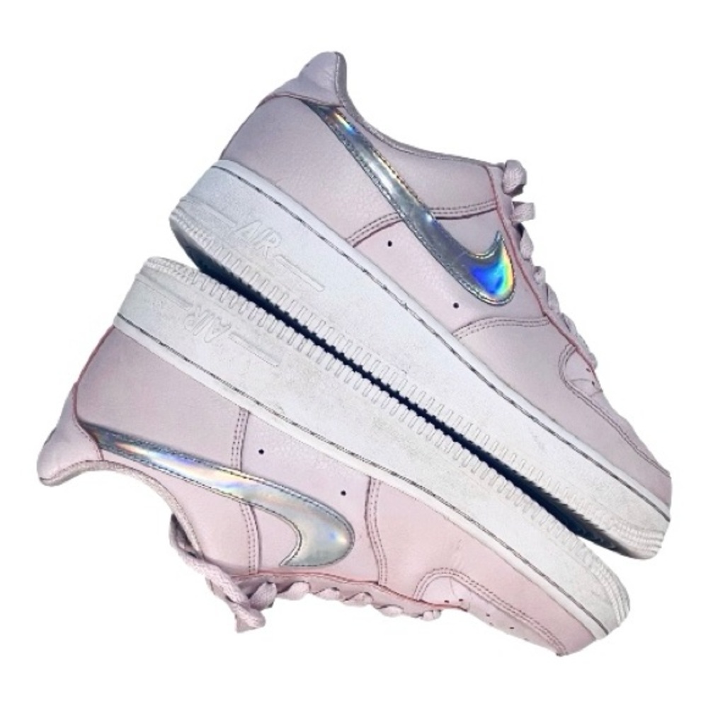 Nike Air Force 1 Low Pink Iridescent Cj1646-600 size 7.5 - Picture 4 of 7